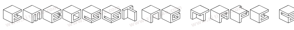 Embossing Tape 2 (BRK)字体转换
